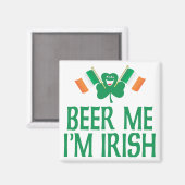 Beer Me I'm Irish マグネット (正面/裏面)