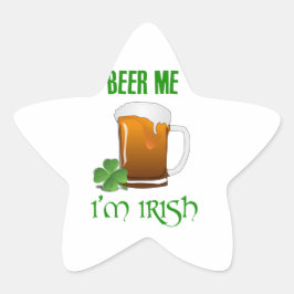 Beer Me I'm Irish 星シール