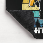 Beer Me Right Meow Funny Cat Drinking Humor マウスパッド (コーナー)