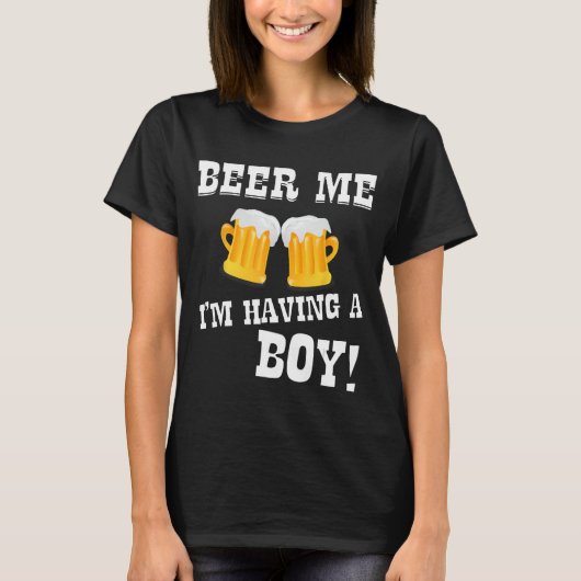 Beer Me Tシャツを着た新しい父母様がいる Tシャツ (正面)