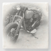 Beer Motorcycle Coaster 16 ストーンコースター (正面)