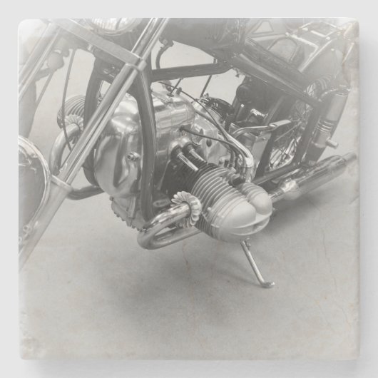 Beer Motorcycle Coaster 17 ストーンコースター (正面)