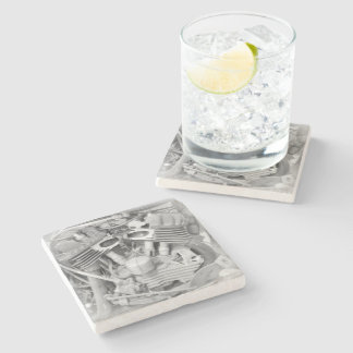 Beer Motorcycle Coaster 18 ストーンコースター