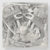 Beer Motorcycle Coaster 18 ストーンコースター (正面)