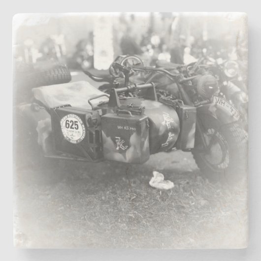 Beer Motorcycle Coaster 4 ストーンコースター (正面)