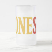 Beer mug in frosted glass フロストグラスビールジョッキ (中央)