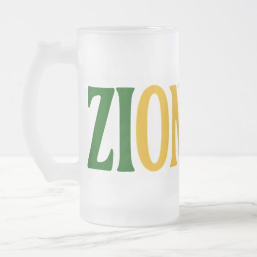 Beer mug in frosted glass フロストグラスビールジョッキ (左)