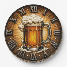 Beer Mug Man Cave Bar Gift ペーパープレート