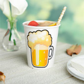 Beer Mug with Frothy Foam 紙コップ