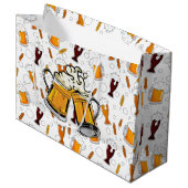 Beer Mugs Gift Bag ラージペーパーバッグ (正面アングル)