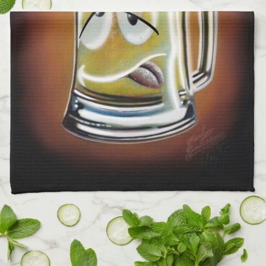 Beer O’clock! キッチンタオル (折り畳み)