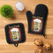 Beer O’Clock! 鍋つかみ&鍋敷きセット (トップダウン)