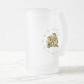 Beer O'Clock on a Clock顔 フロストグラスビールジョッキ (正面右)