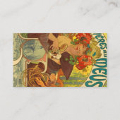 Beer of the Meuse, 1897 byアルフォンスミュシャ 名刺 (正面)