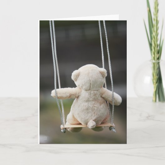 Beer op Schommel in beweging. シーズンカード (正面)