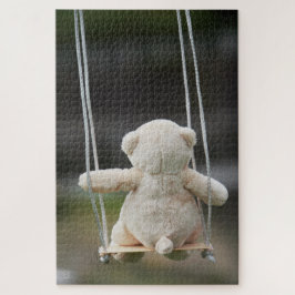 Beer op Schommel in beweging. ジグソーパズル