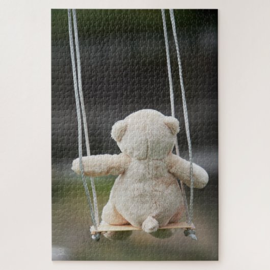 Beer op Schommel in beweging. ジグソーパズル (縦)