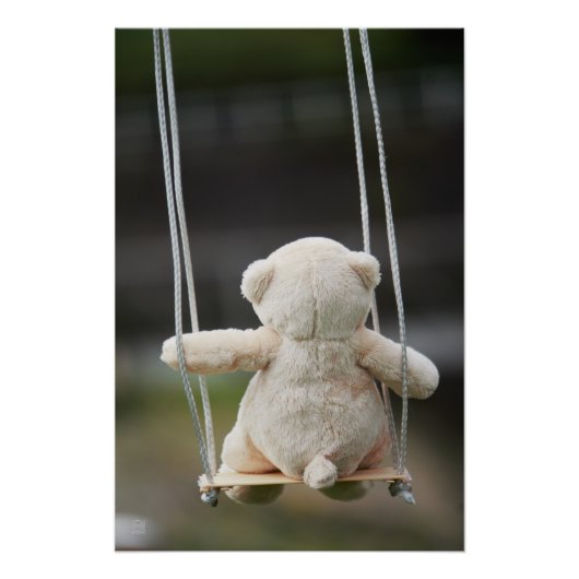 Beer op Schommel in beweging. ポスター (正面)