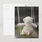 Beer op Schommel in beweging. ポストカード (正面/裏面)