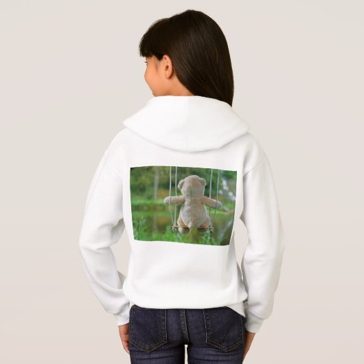 Beer op schommel vanaf de rug. (裏面フル)