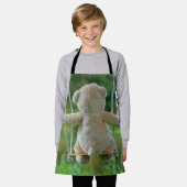 Beer op schommel vanaf de rug. エプロン (着用した状態)