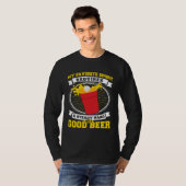 Beer Pong Steady Hand And A Good Beer Beer Pong Tシャツ (正面フル)