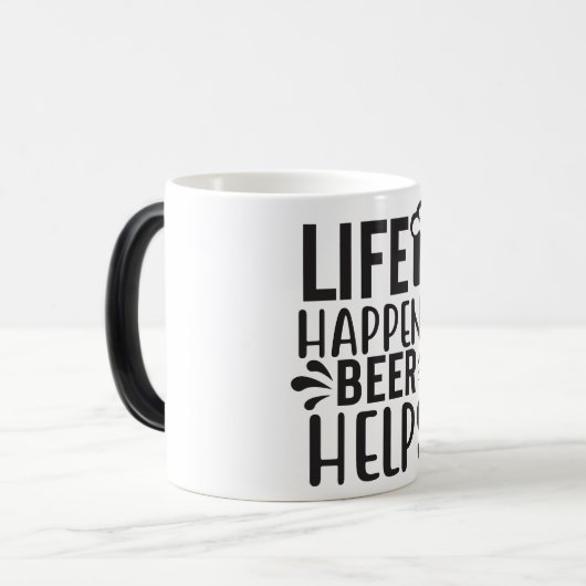 Beer Quotes モーフィングマグカップ (正面左)
