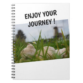 Beer relaxt in natuur met Hollandse molen. ノートブック