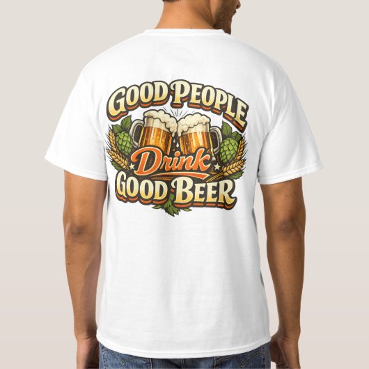 Beer shirt tシャツ (裏面)
