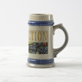 Beer Stein 22 oz – GGASTによるGOLD抽象芸術 ビールジョッキ