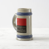 Beer Stein CSP Logo ビールジョッキ (正面左)