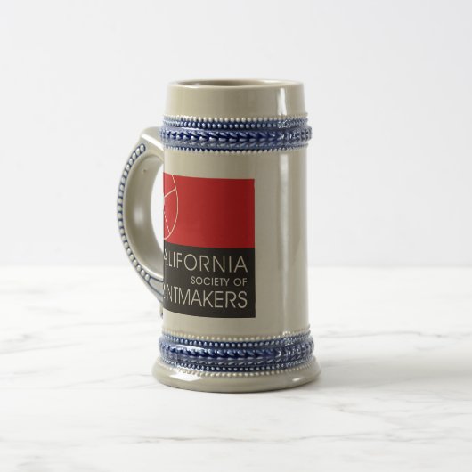 Beer Stein CSP Logo ビールジョッキ (正面左)