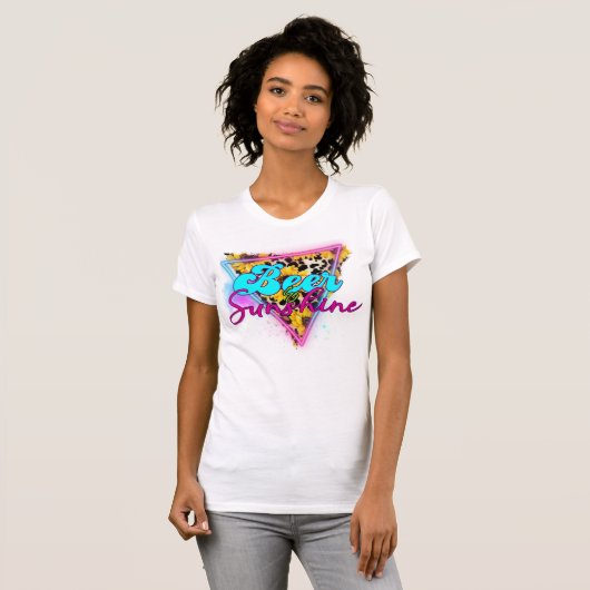 Beer & Sunshine Tシャツ (正面フル)