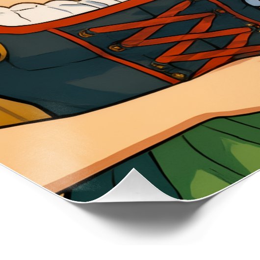 Beer tasting during Oktoberfest in Munich, Germany ポスター (コーナー)