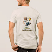 Beer Thinking Man’s Fuel Funny Cartoon Tee トライブレンドTシャツ (裏面)