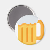 Beer time emoji マグネット (正面/裏面)