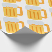 Beer time emoji ラッピングペーパー (角)