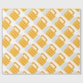 Beer time emoji ラッピングペーパー (フラット)