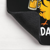 Beer Time Madafakas Funny Meme Duck With Beer Chic マウスパッド (コーナー)