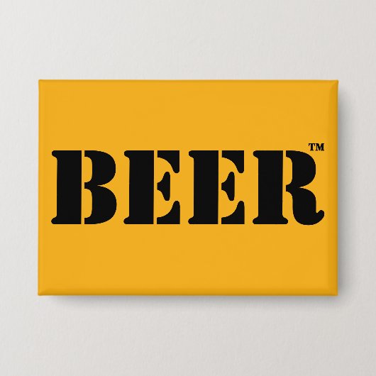 Beer Trademark Button 缶バッジ (正面)
