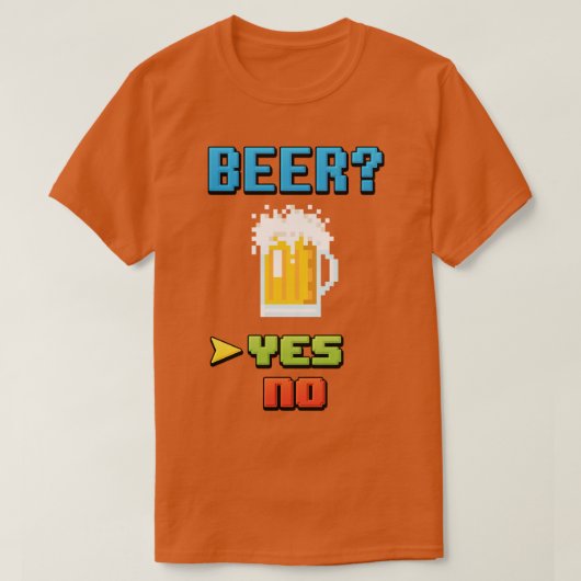 Beer Video Game Editionの選択 Tシャツ (デザイン正面)