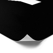 Beer = Water & Malt & Hops & Yeast. ポスター (角)