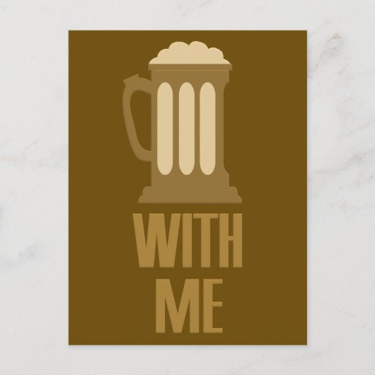 Beer With Meのカスタムはがき ポストカード (正面)