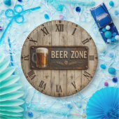 Beer Zone Rustic Bar Vintage Pub ペーパープレート (パーティー)