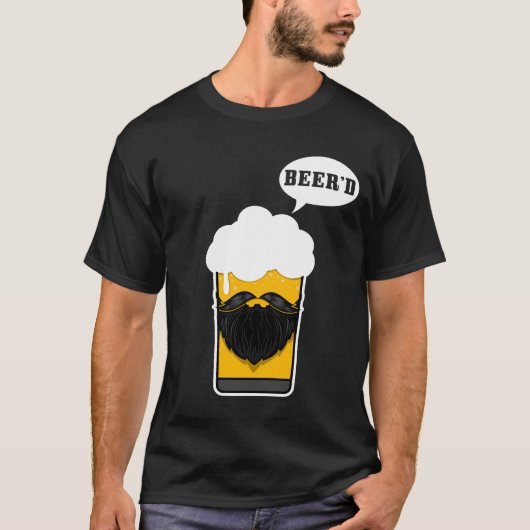 Beer'dのおもしろTシャツ Tシャツ (正面)