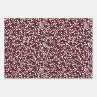 Beeren, bordeauxrot. ラッピングペーパーシート