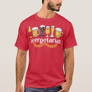 Beergetarian おもしろい Craft Beer Drinking Brewery Lov Tシャツ