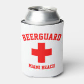 Beerguard Lifeguardパーソナライズ 缶クーラー (缶正面)