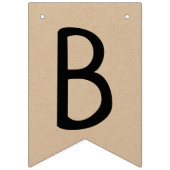 Beerlyの最愛の男女共学の結婚式のブライダルシャワークラフト バンティングフラッグ (第2の旗)