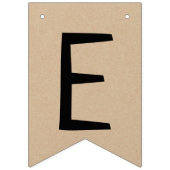 Beerlyの最愛の男女共学の結婚式のブライダルシャワークラフト バンティングフラッグ (第3の旗)